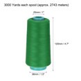 thumbnail image 2 of Unique Bargains Fil à Coudre en Polyester Tout Usage 3000 Yards 40S/2 (Vert), 2 of 5