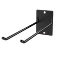 thumbnail image 5 of Heavy Duty Garage Tool Organizer Wall Mount, 10 Inch Space-Saving Dual Hooks for Garden Tools, Brooms, Rakes - Strong Iron Rack, 5 of 7