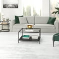 thumbnail image 7 of Evelyn&Zoe Sivil Square 32" Wide Coffee Table with Metal Shelf, Blackened Bronze, 7 of 7