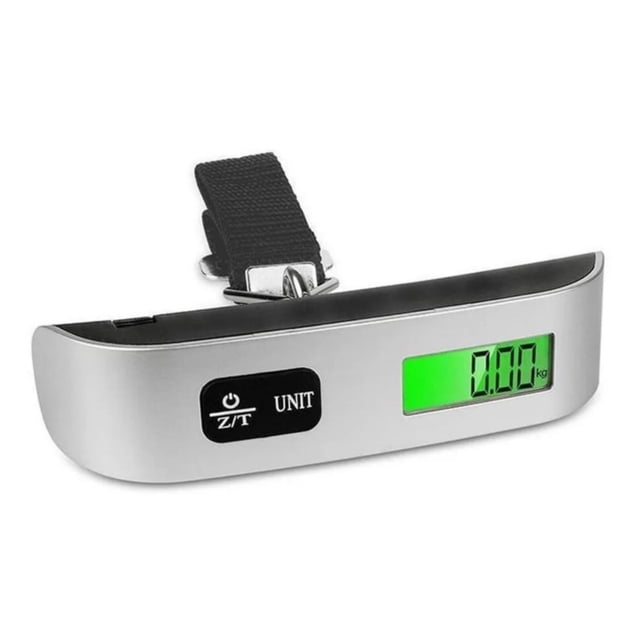 Equipaje de mano con pantalla LCD digital con báscula portátil de 50 kg/110 libras