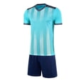 thumbnail image 4 of Unisex Youth Boys Soccer Set Athletic Team Uniform Quick Dry T-Shirt and Shorts Sports Tracksuit, 4 of 4