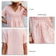 thumbnail image 4 of Vestido Con Estampado A Cuadros Para Mujer, Vestido Con Estampado A Cuadros Lavable, Suelto Y Transpirable A La Moda Para Club ANGGREK Otros, 4 of 5