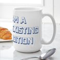 thumbnail image 6 of CafePress - I Am A Pre Existing Condi - 15 oz Ceramic Large White Novelty Mug, 6 of 6