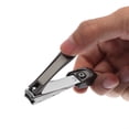 thumbnail image 2 of Unique Bargains Lightweight Nail Clipper 1 Pc Titanium Tone 2.99"x0.75", 2 of 6