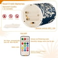 thumbnail image 4 of Boho Patterns Totems Flameless Candles&nbsp;LED Lights Battery Operated Candles with Remote and Timers Flicker Lights Votive Set of 2, 4 of 7