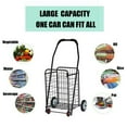 Uptyia Foldable HeavyDuty Shopping Cart for Seniors, Portable