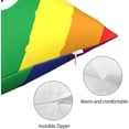 thumbnail image 6 of Throw Pillow Covers Love is Love Rainbow Gay Pride Design Square Pillowcase for Home Decor Sofa Car Bedroom Pillow case 18x18inch, 6 of 6
