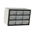 thumbnail image 4 of Organizador de cajones para guardar cosas, contenedor con compartimentos, caja de herramientas para baño, garaje, organización para tuercas, cuentas, 9 cajones, 4 of 8
