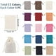 thumbnail image 3 of Bolsas de regalo de arpillera de 15 colores con cordón, de 2,7 x 3,5 pulgadas, pequeñas bolsas de tela para regalo, de lino, para guardar joyas., 3 of 9