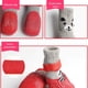 thumbnail image 3 of Calcetines antideslizantes para perros, botas impermeables de algodón para animales domésticos para interior rojo S, 3 of 5