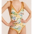 thumbnail image 5 of Lopeceal Women's One Piece Swimsuit Floral Print Bathing Suit Tummy Control Reversible Tie Shoulder Swimming Swimwear Suits, 5 of 8