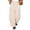 Beige, variant on Women's Polka Dot Print Casual Wide Leg Pants, Elastic High Waist Baggy Trousers with Pockets and Comfy Fit, for Summer Daily Wear, Travel or Weekend Outings Beige L