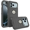thumbnail image 1 of Asuwish Compatible with iPhone 17 Pro Max 6.9 inch Phone Case Hybrid Rugged Shockproof Hard Protective Drop Proof Full Body Heavy Duty Mobile Cell Cover for i Phone17 17P i17 17ProMax Women Men Black, 1 of 6
