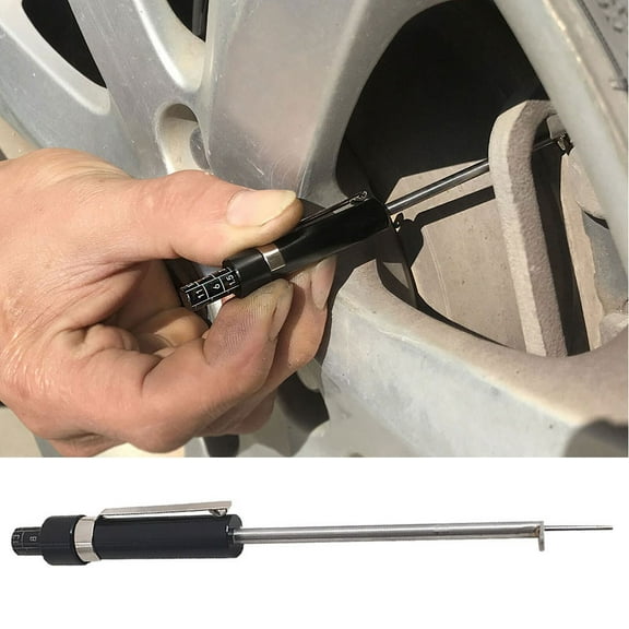 Brake Pad Thickness Gauge Time Saving Garage Measuring Tool for Car Tire Tyre
