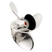Solas 4571-153-19 Lexor, Stainless Steel 3-Blade Propeller For Suzuki