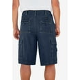 thumbnail image 2 of Boulder Creek by KingSize Men's Big & Tall 12" Side Elastic Denim Cargo Shorts, 2 of 6