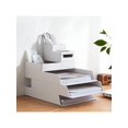 thumbnail image 3 of 1pc Diy A4 Paper Sorter Storage Box, Large Capacity Compartment Organizer, Desktop Shelf, Office Supplies, 3 of 5