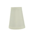 thumbnail image 4 of Aspen Creative 32661-5 Small Hardback Empire Shape Chandelier Clip-On Lamp Shade Set (5 Pack), Transitional Design in Off-White, 4" bottom width (2 1/2" x 4" x 5" ), 4 of 7