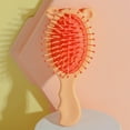 thumbnail image 6 of Hauiodp Mini Hair Brush, Detangling Hairbrush for Dry and Wet Hair, Small Size Travel Detangler Brush for Girls Boys Kids Women Men for All Hair Types Pink, 6 of 6
