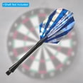 thumbnail image 4 of Uxcell Slim Dart Flights, 5 Pack PET Dart Accessories, Dark Blue, 4 of 5
