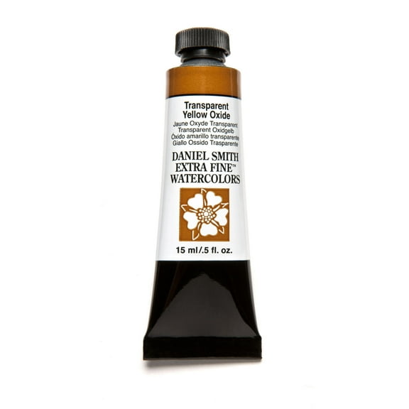 Daniel Smith Extra Fine Watercolor, 15 ml, Transparent Yellow Oxide