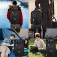 thumbnail image 2 of Mochila de viaje Euphrates para computadora portátil de 17 pulgadas antirrobo con puerto USB 45L, 2 of 6