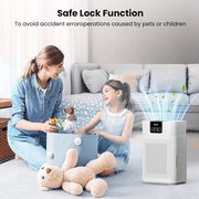 Air Purifier for Home Large Room up to 1800ft²,Air Cleaner with Air Quality Light and Essential Diffuser, AUTO Mode, Sleep Mode, Timer, Lock, for Wildfire Smoke Dust