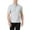 Gray, variant on Nnhblu Men Cotton Short Sleeve Turndown collar Button Blouses Black M