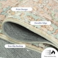 thumbnail image 6 of Wondo 4x6 Area Rug Printed Washable Rugs for Living Room Non-Slip Floor Carpet Soft Boho Vintage Rug Low Pile Water Repellent for Bedroom,Entryway,Kitchen,Indoor, Orange, 6 of 9