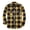 Yellow, variant on Men's Plaid Button down Shirts Regular Fit Long Sleeve Tops Long Sleeve Casual Tees Yellow XL