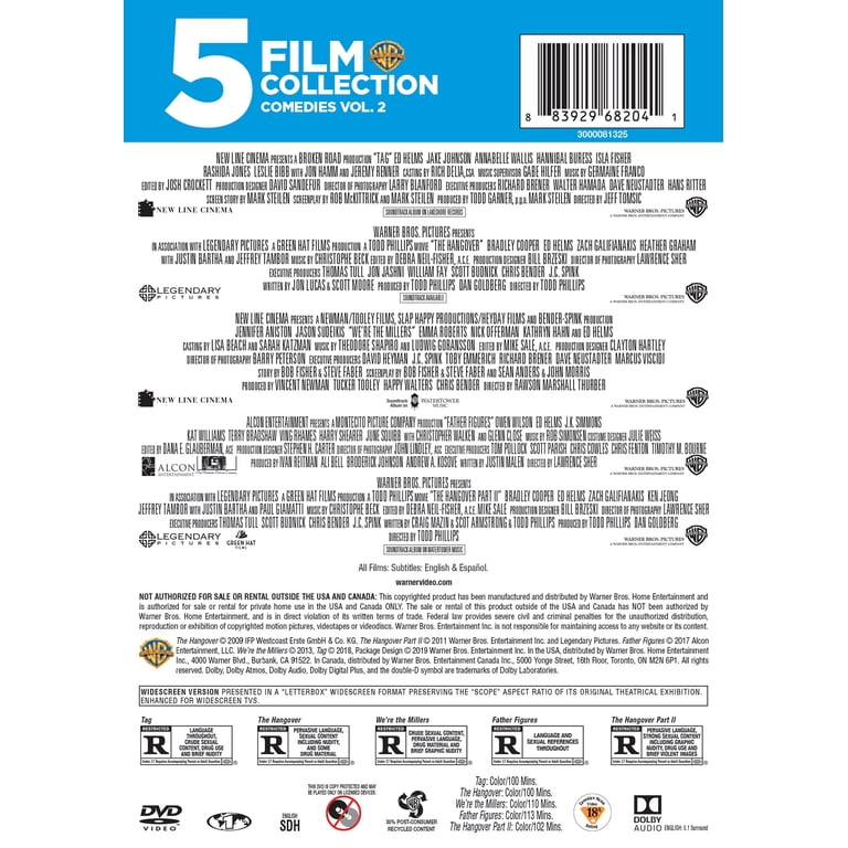 5 Film Collection: Comedies Vo. 2 (DVD) - Walmart.com
