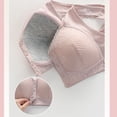 thumbnail image 7 of ylioge 2025 Front Closure Bras Plus Size S-4X Push Up Bralettes No Underwire Breathable Full-Coverage Loungewear Underwear Bra, 7 of 7