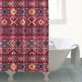 thumbnail image 4 of Colorful Geometric Pattern Shower Curtain 72"x72" ,Bathroom Decorative Shower Curtains Set with 12 Hooks,Modern Waterproof Washable Shower Curtain, 4 of 6