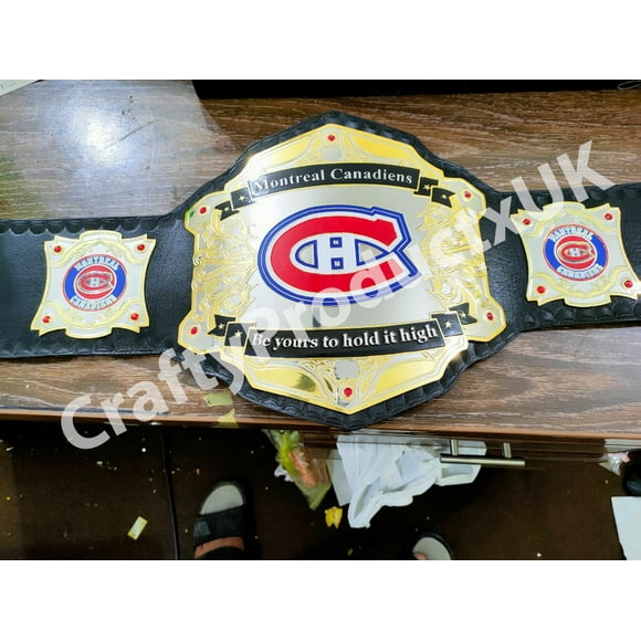 Montreal Canadiens Championship Replica Adult Size Ice Hockey Wrestling NHL Fan Belt