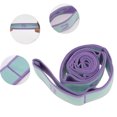 thumbnail image 3 of Unique Bargains 1pc Women 8 Grids Yoga Stretch Bands for Gym Stretching Exercise Nylon High Elastic Yarn Latex Yarn Blue, Purple, 3 of 4