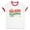 White/Red, variant on Very Merry Phlebotomist Ringer Tee Shirt Unisex X-Large White/Kelly Green