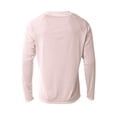 thumbnail image 2 of A4 SureColor Long Sleeve Cationic Tee Stain Release and Odor Resistant for Easy Care For Boys Color White Size M, 2 of 2