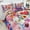 Red - Flower, variant on 2/3-Piece Pure and Elegant Heart Floral Quilt Set, 1pc Quilt + 1/2 Pcs Pillowcases, Soft Breathable Comfortable Lightweight, Hypoallergenic, Machine Washable Bedspread Bedding Room Decor