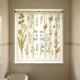 thumbnail image 7 of 2D Printed Kitchen Curtain Valance 1 Pair Short Curtain Panels Fade Resistant Easy Install For Kitchen Bedroom Bathroom Small Window, 7 of 7
