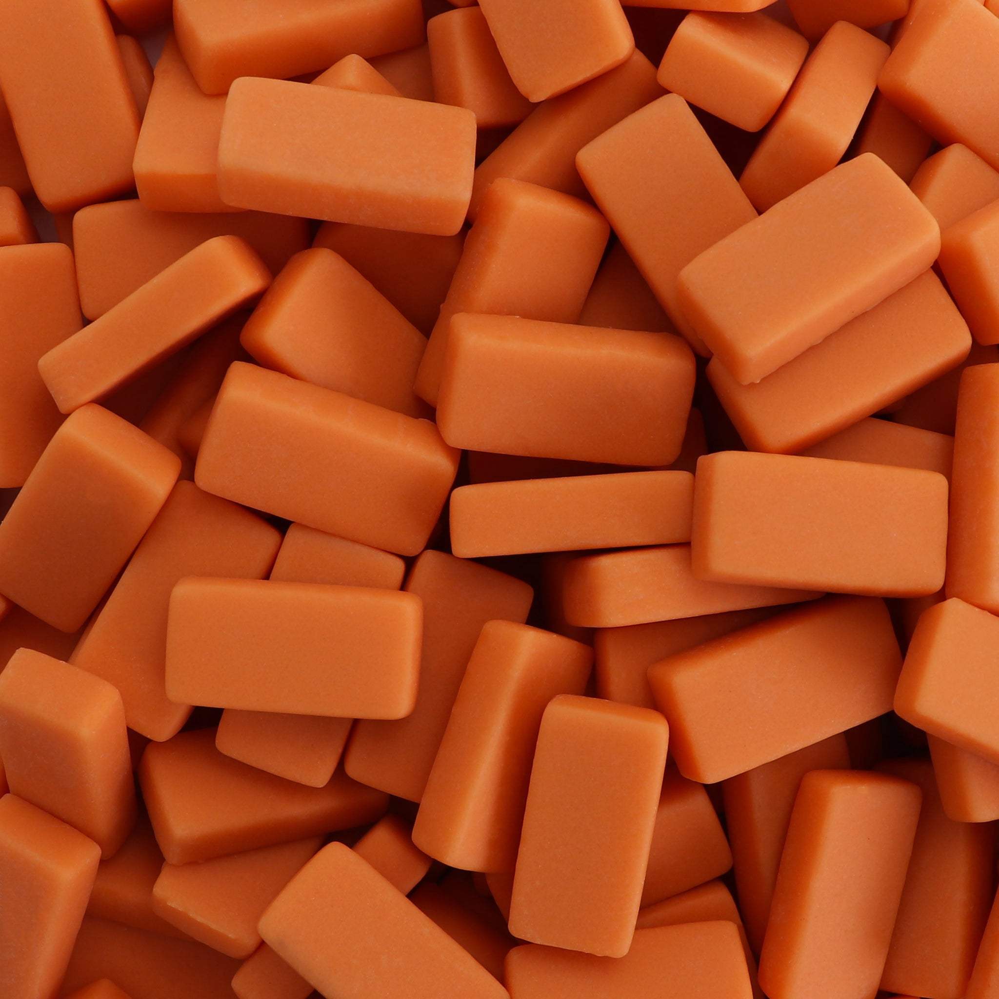 Milltown Merchants Matte 0.8" Mosaic Tile Pieces - Pumpkin Peel - 3 Pound