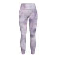 thumbnail image 5 of Renewold Tie-dye Violet Womens Yoga Leggings with Pockets Workout Leggings Ankle Pants Full Length High Waisted Slim Running Pants Non See-Through Printed Tights, XS, 5 of 8