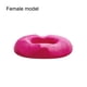 thumbnail image 5 of Injueey Cojín de asiento de algodón para mujer embarazada, soporte para coxis, cómodo reclinable, aumento de cristal hueco, rosa de Type2 NO2, 5 of 6