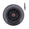 thumbnail image 3 of Bunblic Roue de Fauteuil Roulant Antidérapante Composant de Fauteuil Roulant Manuel Pneu en Caoutchouc Nid d'Abeille 8 Pouces, 3 of 8