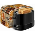 thumbnail image 5 of UNICEU Coffee Pattern Toaster Cover, Quilted Toaster Cover Fits for Most Standard 4 Slice Toasters Kitchen Small Appliance Cover, 5 of 12