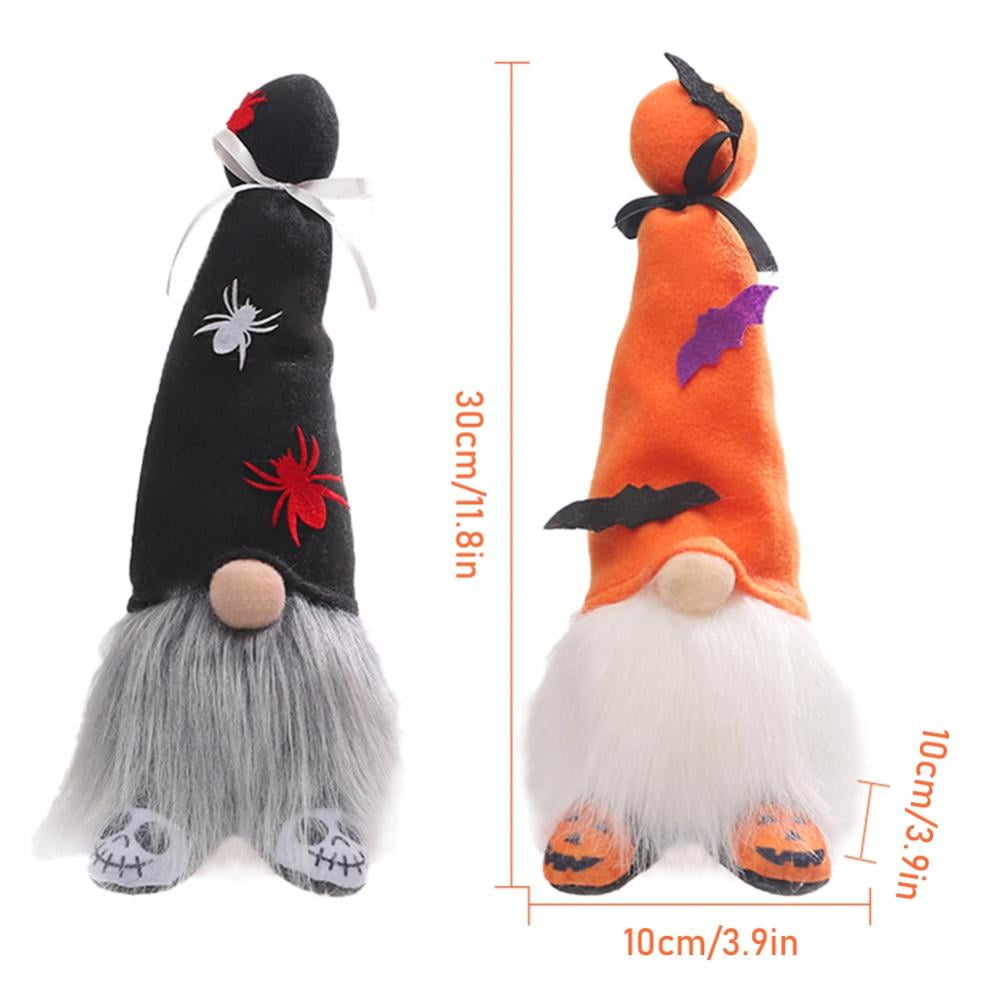 Halloween Faceless Dwarf Doll with Tall Hat Home Lighting Decorations Toys For Kids Gift Home Desktop Decor Ornaments