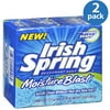 Irish Spring Moisture Blast Deodorant Bar Soap, 3 count (Pack of 2)