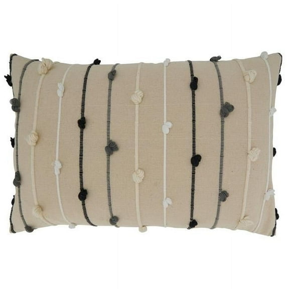 Saro Lifestyle Knotted Throw Pillow Cover