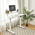 thumbnail image 3 of Costway Électrique 2-Tier Debout Bureau Mobile Siège Hauteur de Bureau Réglable, 3 of 10