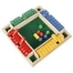 thumbnail image 1 of Juego de dados Awmark Shut The Box, tablero de madera, juego de matemáticas con números, para pub, bar, familia, de 1 a 4 jugadores, con números digitales, juego de dados de cuatro lados sin rebabas,, 1 of 8