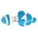 thumbnail image 5 of Memoria USB, funcionalidad inteligente de unidad flash azul de disco U de dibujos animados, 5 of 8